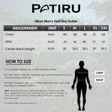 Size chart for the Hikox Hiking Outdoor Extreme Vest displaying measurements for chest, waist, and vest length from sizes S to 3XL.