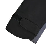 Close-up of the fixed hood of the Mountain Sigma Outdoor Textile Jacket, featuring black elastic string with drum stoppers and eyelets for adjustment