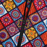 Detailed view of the waterproof black coil zipper with thumb puller used for front closure and inner liner pockets of the Culture Mens Textile Jacket.