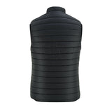 Back view of the dual vest featuring a single large back panel with a clean, smooth design and reversible wearability.