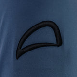 Detail view of the Flip Warm Jacket’s fixed hood designed for warmth and balance when dropped at the back.